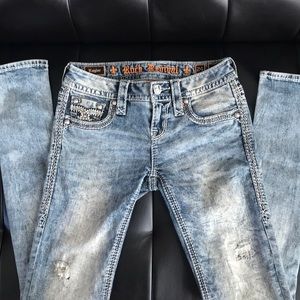 Rock Revival Skinny Jeans! Size 24